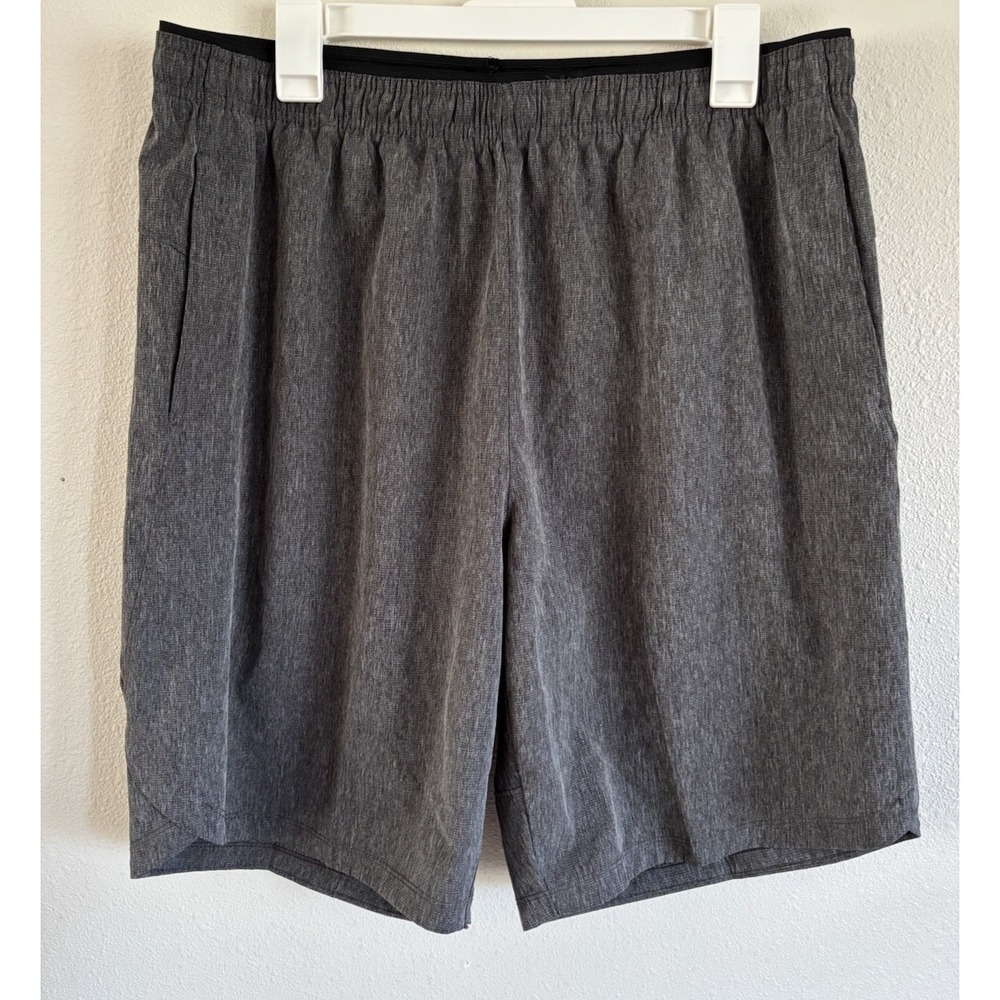 prAna Heather Gray Stretch Athletic Hiking Shorts Men's XL